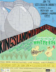 Greenpoint tour in Brooklyn: Kingsland Wildflowers