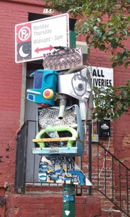 Brooklyn tour: street sculpture in Red Hook